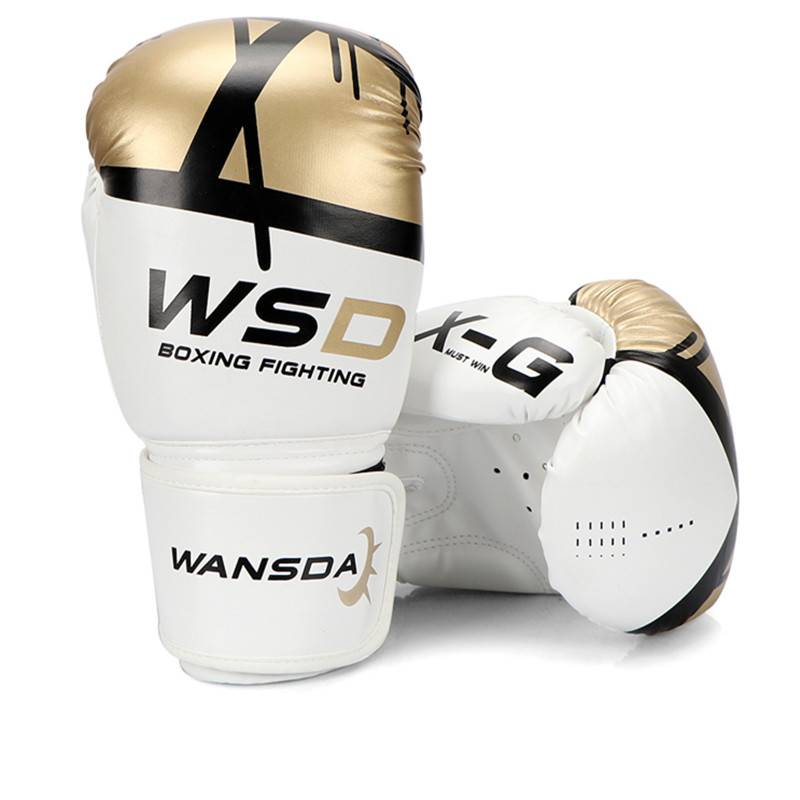Men and women adult children scattered boxing gloves, sandbags, gloves, juvenile training Muay Thai professional fighting combat