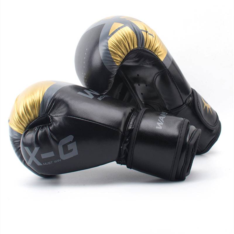 Men and women adult children scattered boxing gloves, sandbags, gloves, juvenile training Muay Thai professional fighting combat