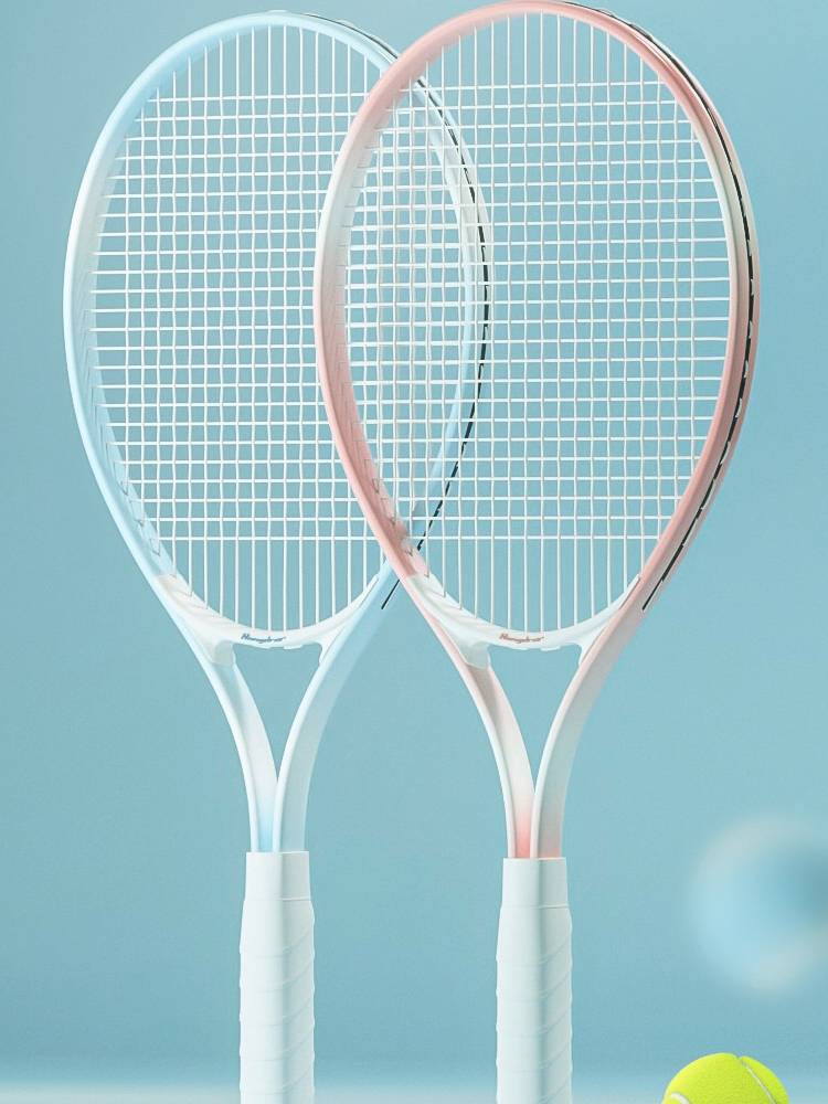 Hansheng tennis racket free water injection base Single tennis training device beginner two -person training set outdoor tennis