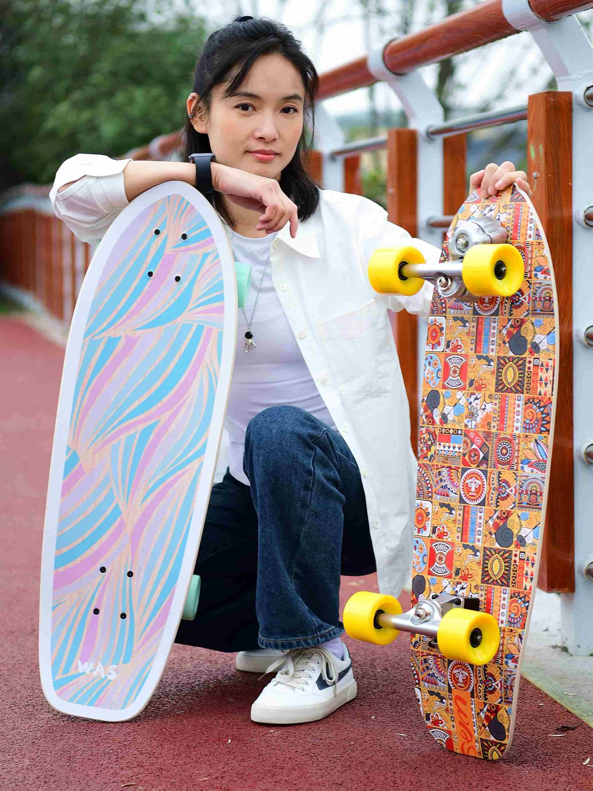 Professional land surfboard skateboard s7 big fish plate S6 beginner rinse skiing practice board simulation free kick S5