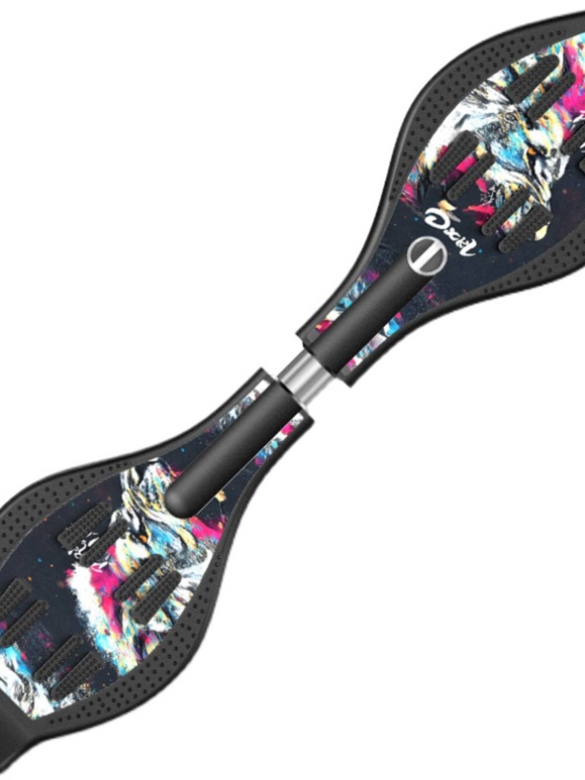 Two rounds of dragon skateboarding snake board tour dragon board beginners professional version of adult children boys female living power board sway