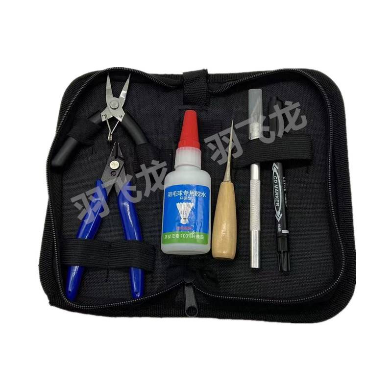 Badminton repair and maintenance tool set
