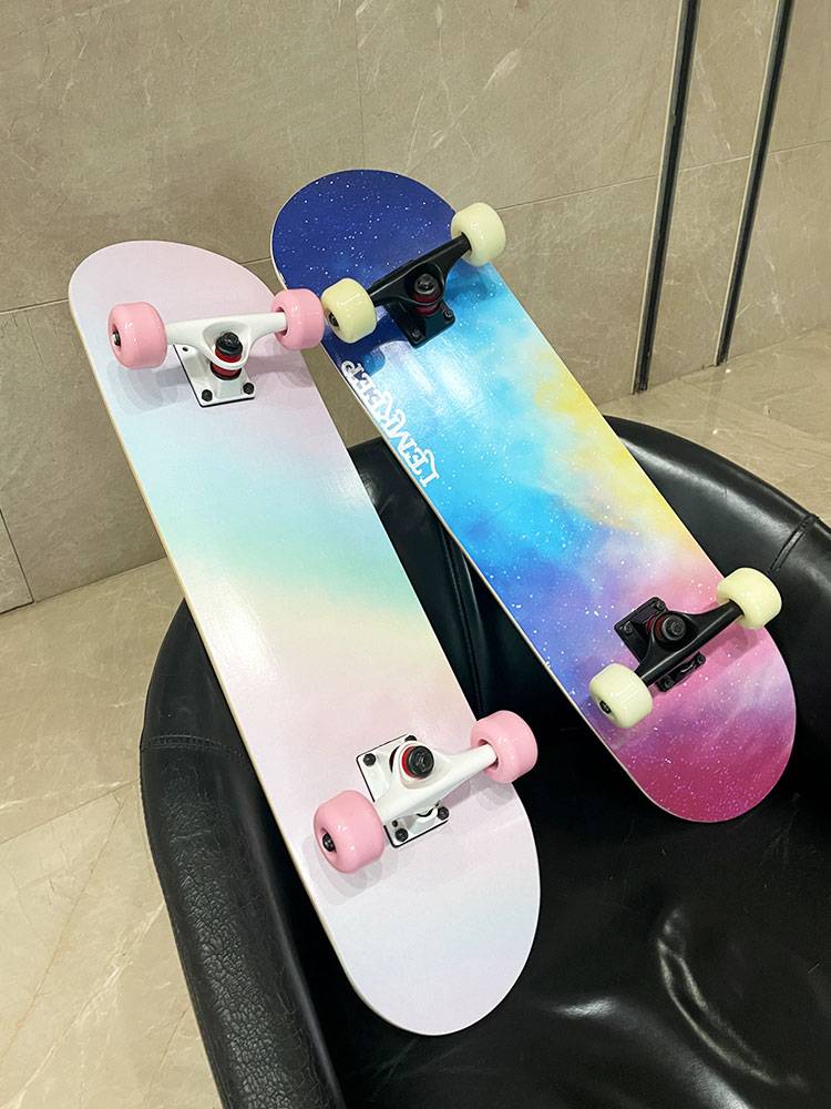 Rosen Cartoon Skateris Force Children Boys and Girls' Professional Edition Double Turpons 3-6-12 years old four-wheel scooter