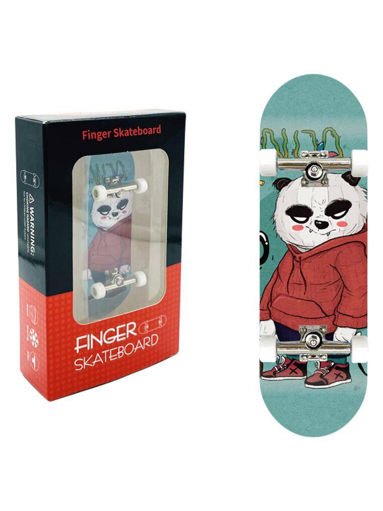 ALF professional Maple finger skateboard bearing wheel mini -fingertips double yarn children's creative toy gift customization