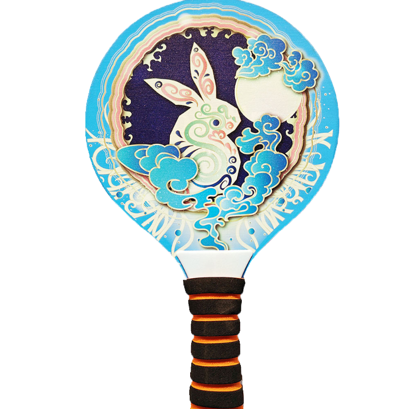 2024 New Products 12 Zodiac Black Badminton Shooting Plate Badminton High -end Printing Pattern Customized Free Voices