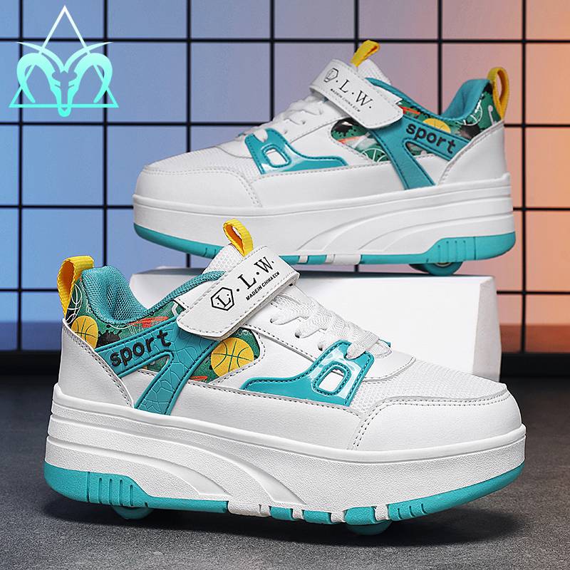 Rubbing shoes girl invisible four -wheeled disassembly children's wheel shoes boys student skate belts shoes shoes