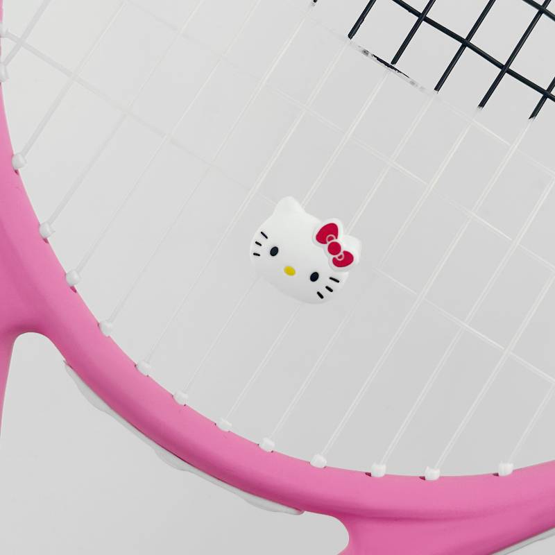 Tennis racket shock absorbers hello kitty cartoon cute shock -absorbing granular silicon gum Kitty cat tennis accessories shock absorption