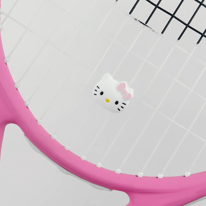 Tennis racket shock absorbers hello kitty cartoon cute shock -absorbing granular silicon gum Kitty cat tennis accessories shock absorption