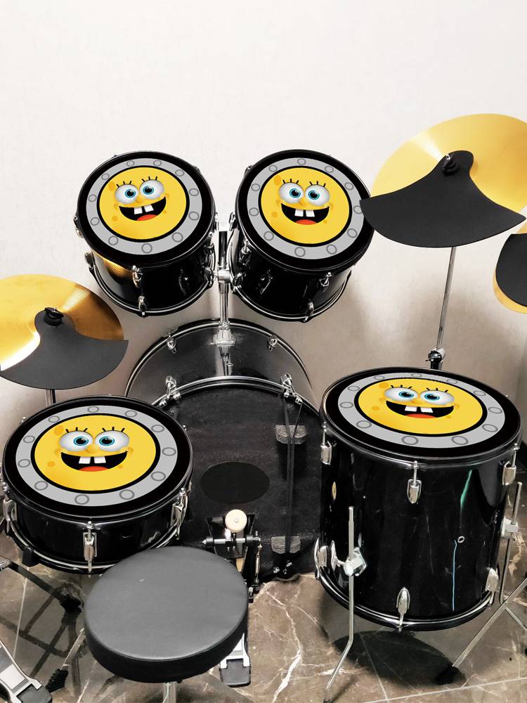 Shelf Drum Audio Cushion Silent Cushion Rubber Drum Drum Sanbi Four Caps Cushion Cushion Set