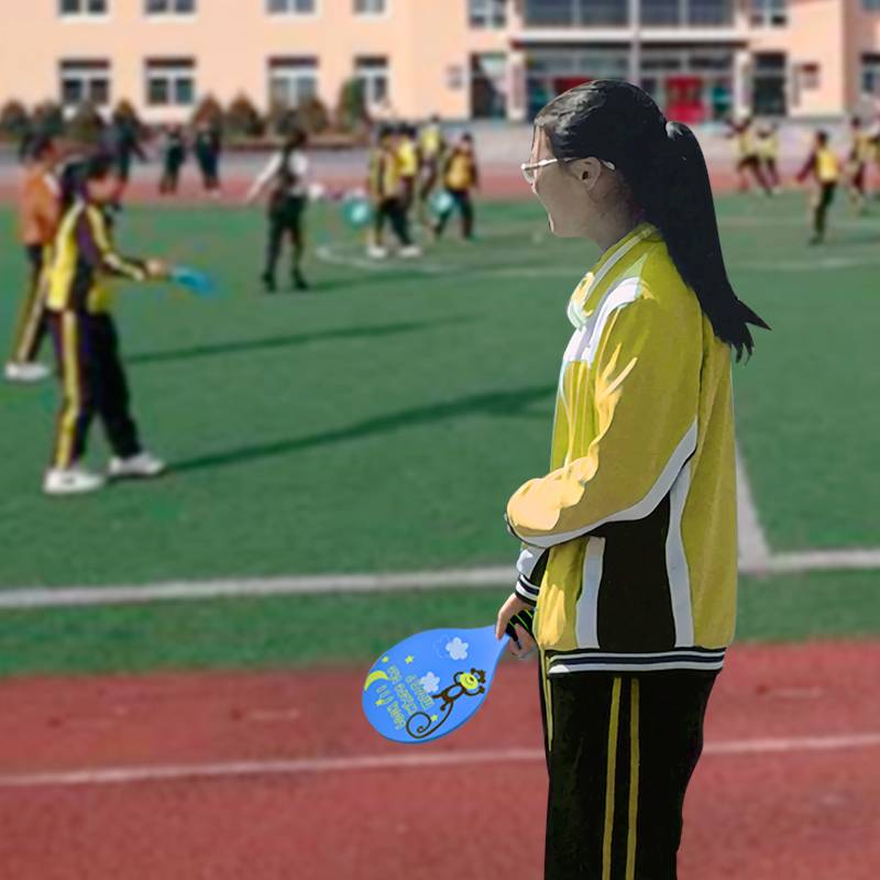 Children's Bad Badminton Set Room Board Table Tennis Badminton Botter Tape Fitness Sports High Blind Three Mao Ball Ball