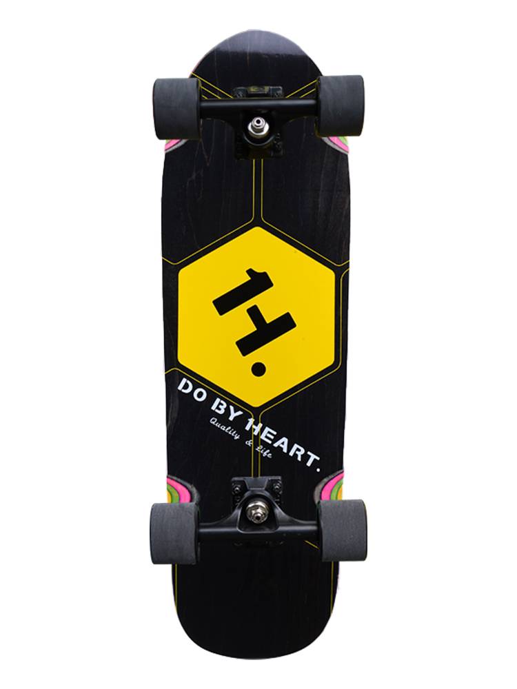 DBH big fish board skateboard professional board girl junior scholar, adult adolescent small fish board four -wheel scooter