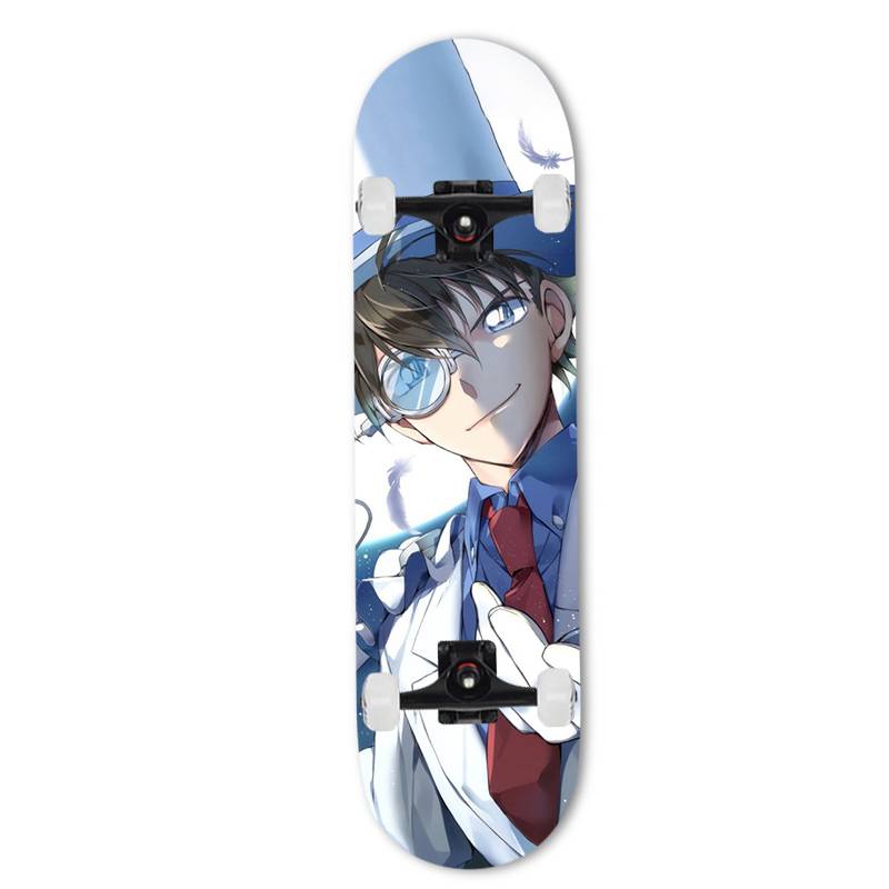 Detective Kangnan skateboarding children's beginner Shuangqai Board youth brush street four -wheel scooter optional flash wheel