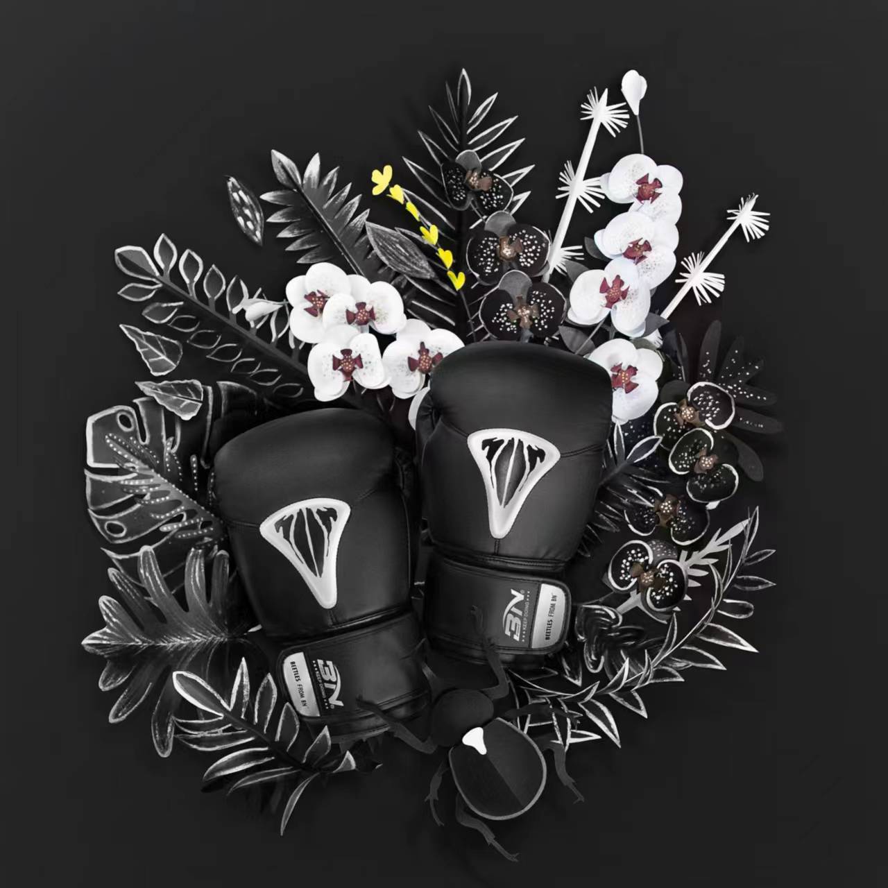 BN boxing gloves special adult men and women scattered fighting young Taekwondo competition sports training gloves