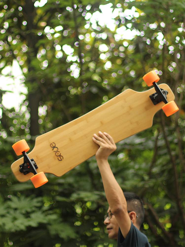 MK Highway Board Brushing Street Skiller Skaterine Former Scholars Girls Adult Corporation and Children's Professional Long Plate Four wheels