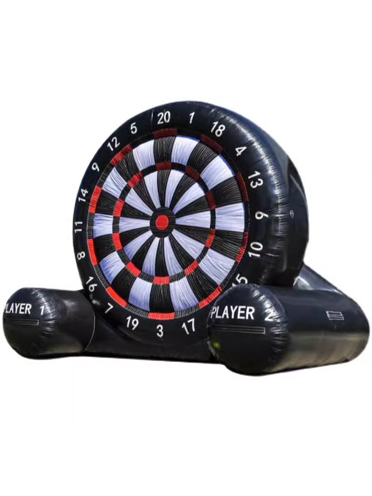 Inflatable football darts fun game props shooting target hundreds, hundreds of middle sticky music parent -child group building games