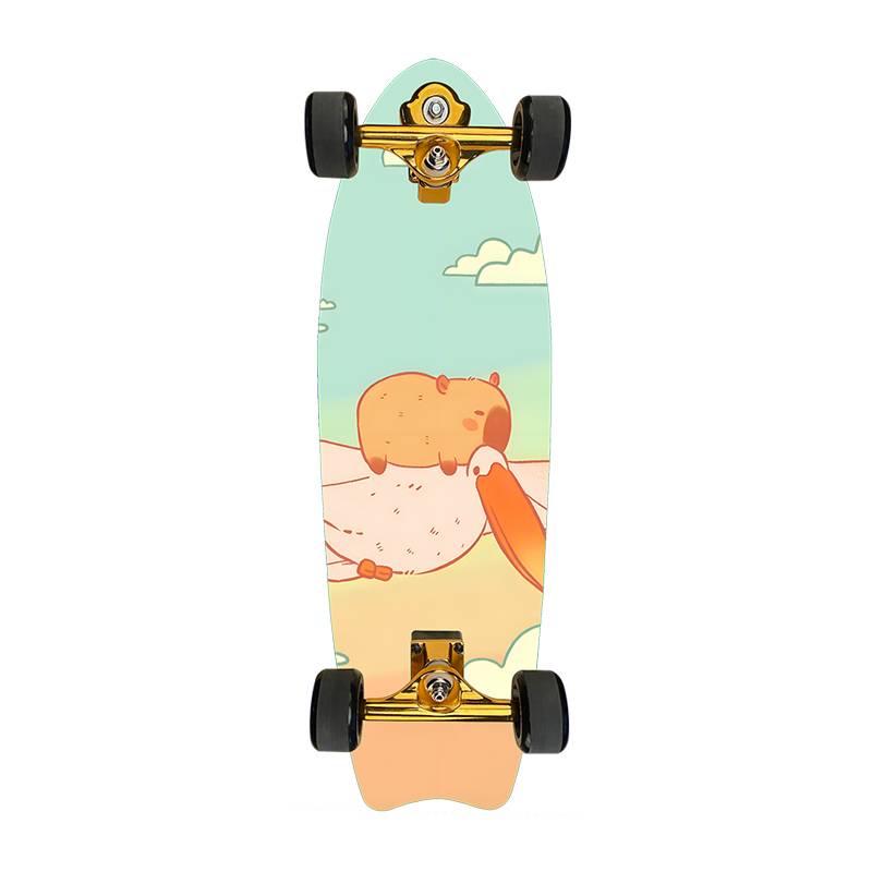 Land surf skateboards for boys and girls, and for boys and girls, there's no room for Kapibara Road