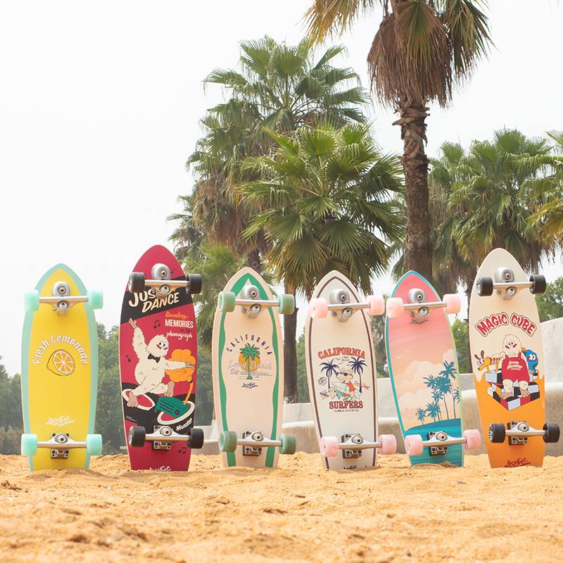Lane Street Land Surfing Professional Board Professional Board Rushi Skateboard Adult Children Simulatory Ski Prosecut Scholars Brush Street Board