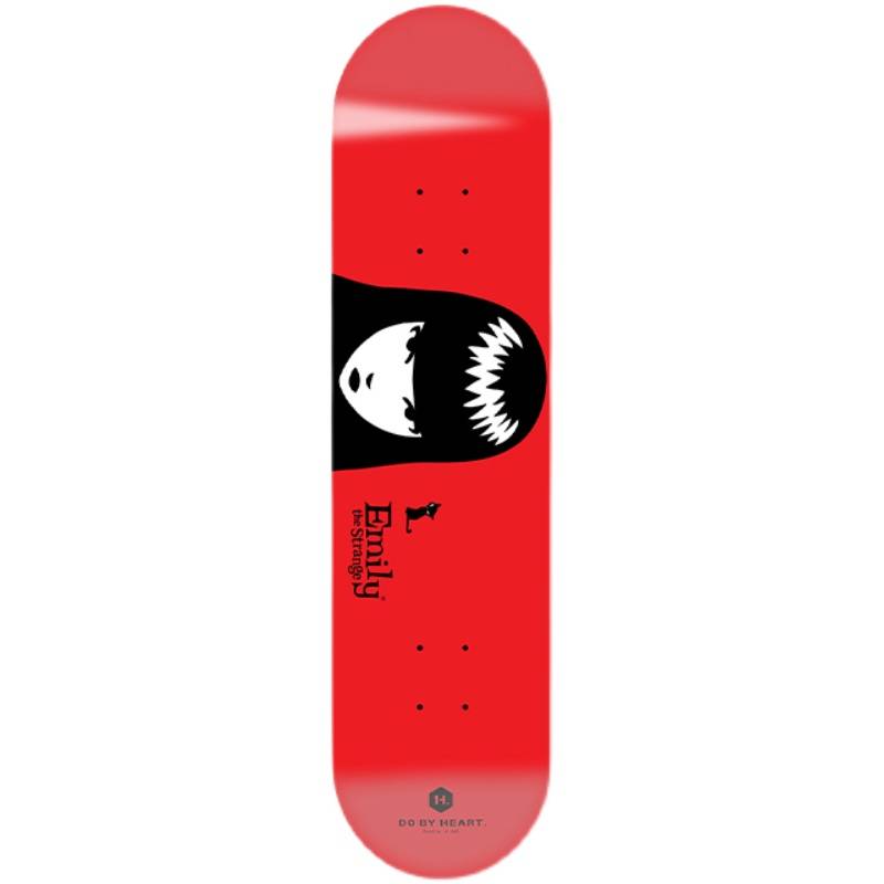 DBH professional skateboard beginner girl short board children's double -lead four -wheel adult short board Emily co -branded series