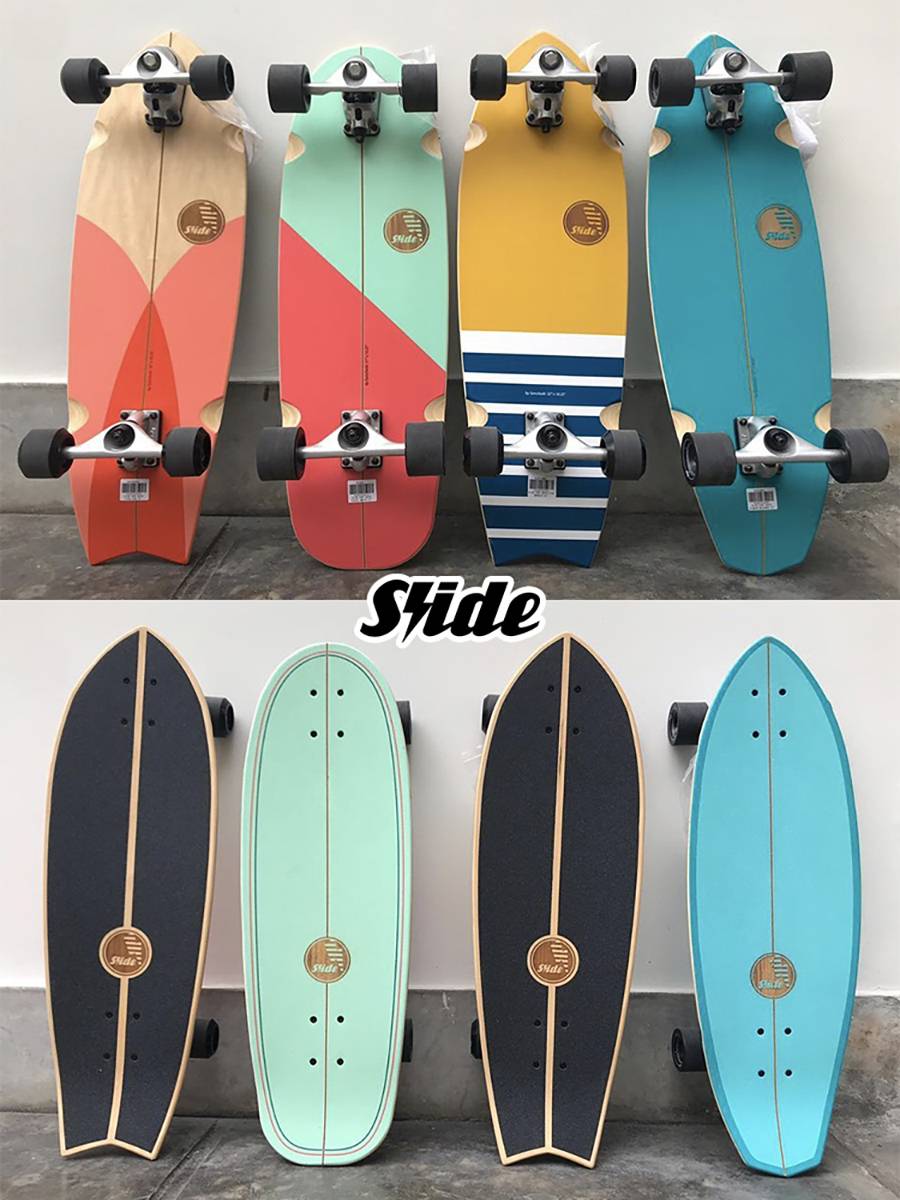 Slide Land surfboards in Spain