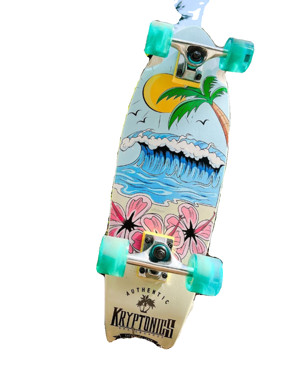 KS fish board professional big fish board brush street Swiping junior scholar skateboarding four -wheel fish board adult boys and children and children