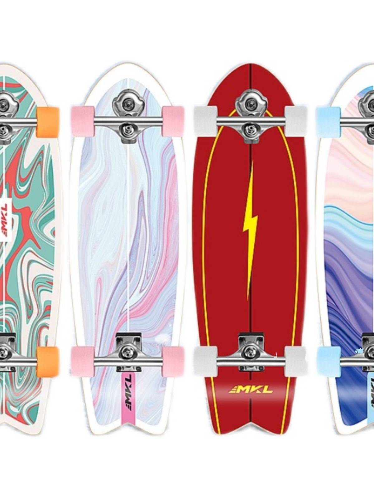 MACALON LAND SURFBOARD S5 SKATING SCHOLAR, ADULT SURF SKATING SKATING TRAINING, GROUND-FREE