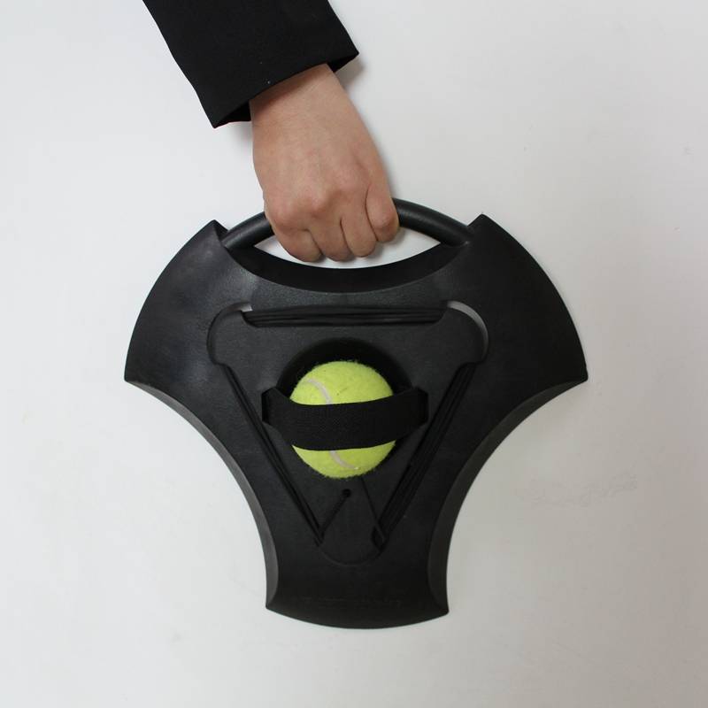 Tennis training device base Principles of beginners single professional practice device with line rebound sparring set elastic rope