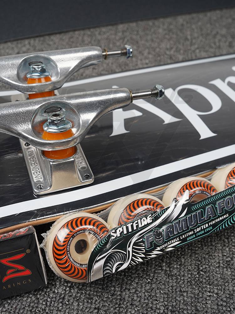 April professional skateboarding index bracket all imported adult male and girls double -up high -end configuration