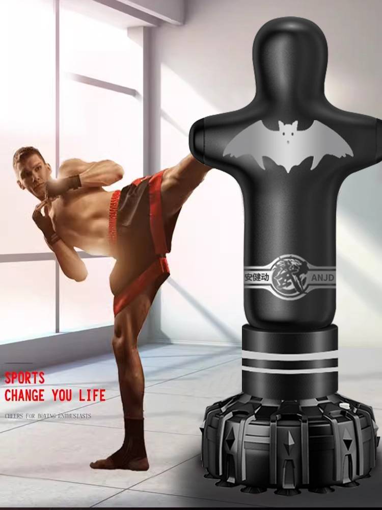 Boxing sandbags Human -shaped target stand -up decompression psychological venting training equipment Sandbag adult children dummy tumbler