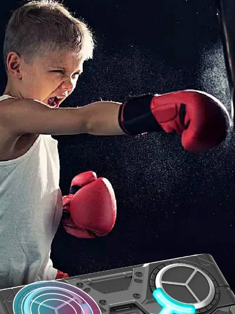 Sports boxing target Bluetooth musicians with a body-light boxing trainee child boxing machine boxing wall target