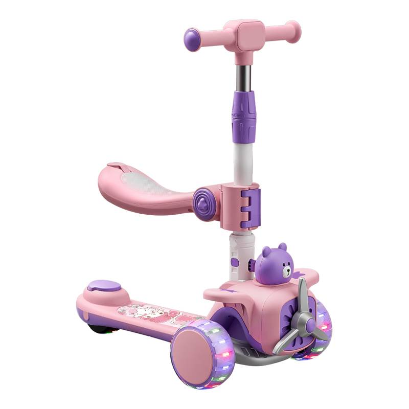Skateboarding Children Sanhe 1131 12 -year -old folding gift Girl baby pedal Kolomi toys