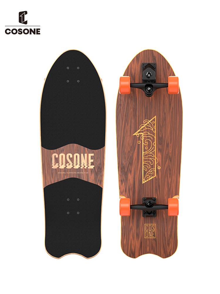 COSONE skiing exercise land surfboard adult skateboard girl Lu Chongjun professional S5 bridge maple board board