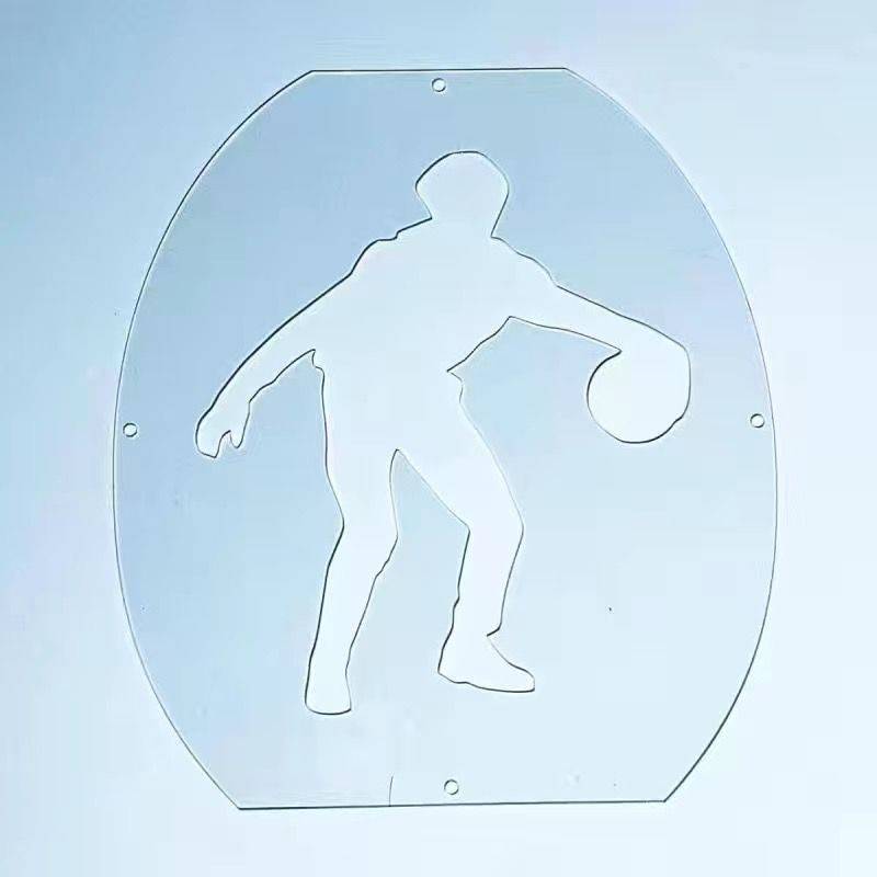 Plastic markup board logo badminton racket tennis racket board logo badminton badminton racket pattern Cai Xukun