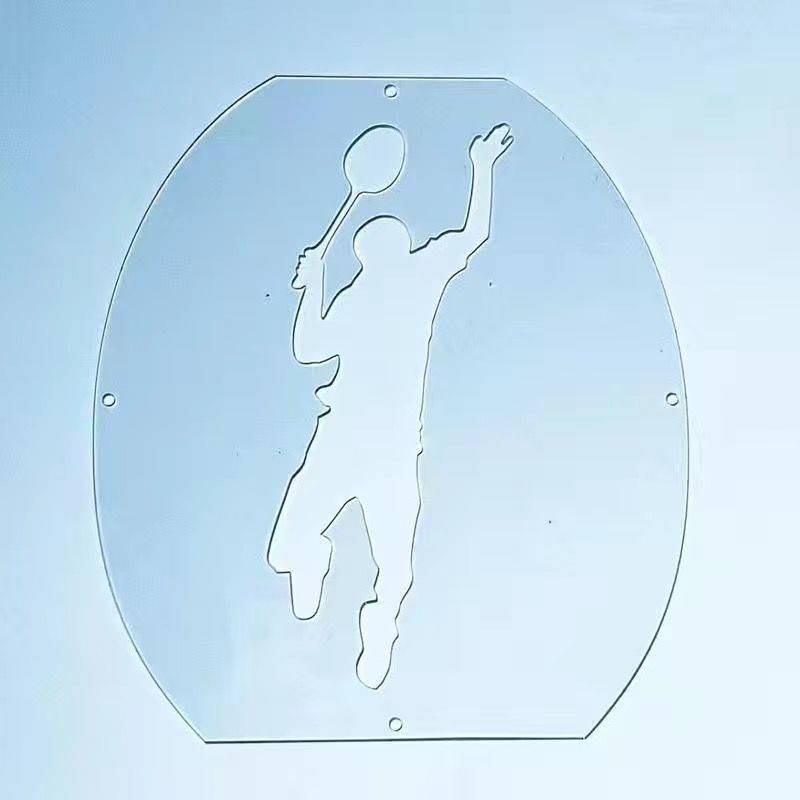Plastic markup board logo badminton racket tennis racket board logo badminton badminton racket pattern Cai Xukun