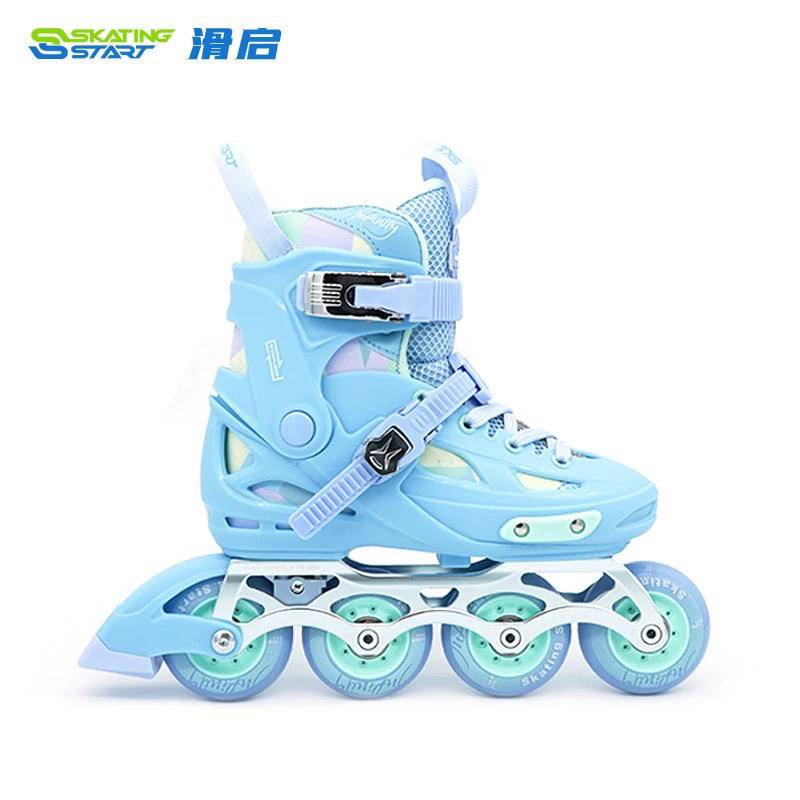 Broken code processing major brands of children's wheel skate shoe lock wheel skate school junior skate shoes professional fancy shoes
