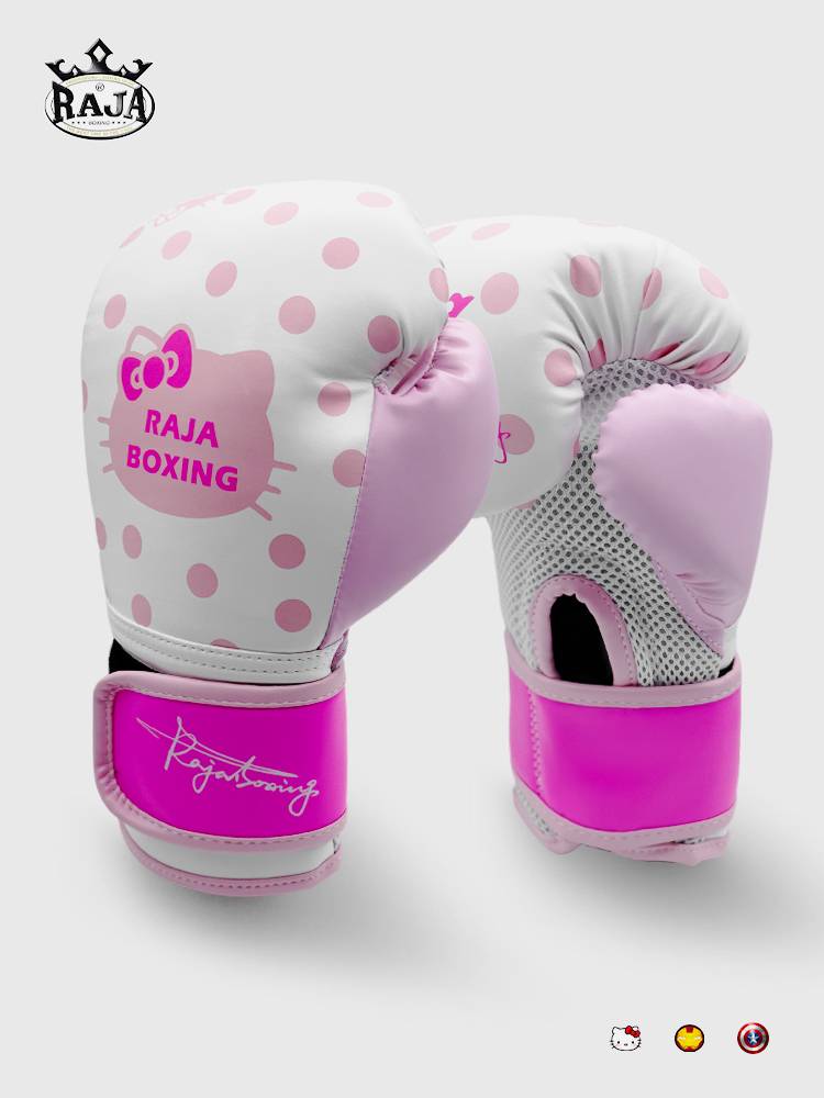Raja children's gloves fight girl professional boxing glove boys training Muay boxing scattering breathable children thickened