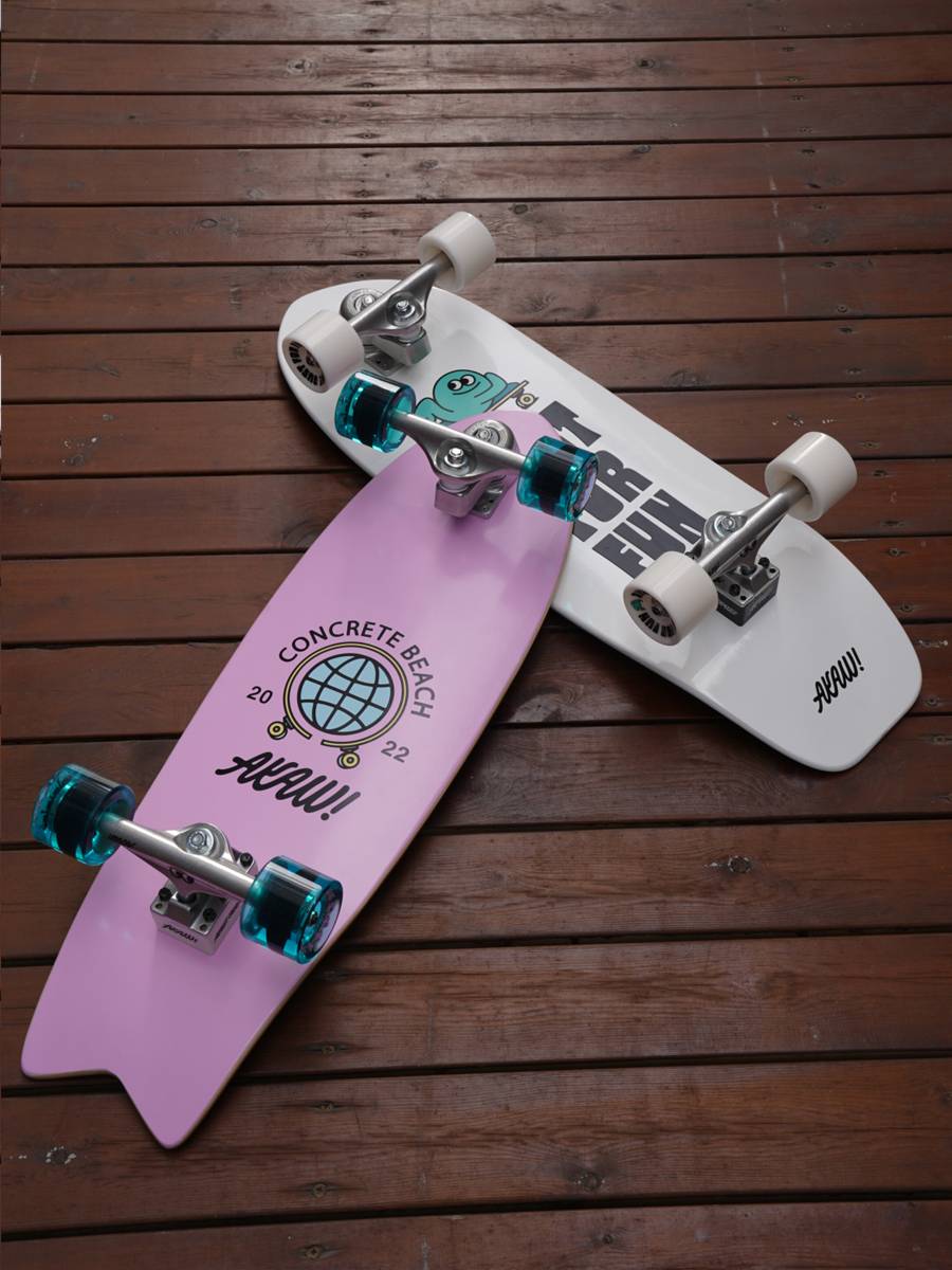 In Spain, the import of AKAW land surfboards for adult male and female road boards is slide ground-scrambled silos