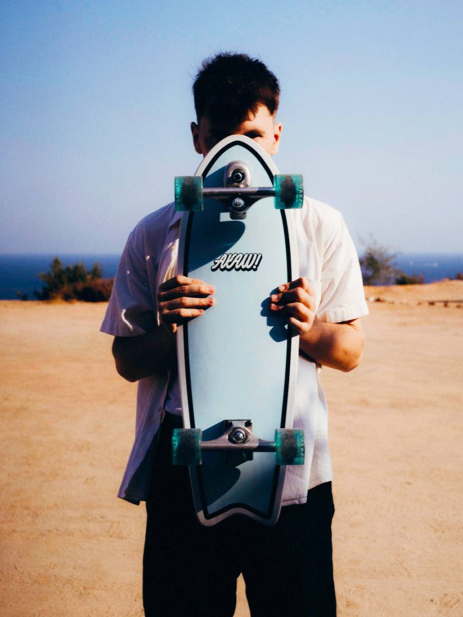 In Spain, the import of AKAW land surfboards for adult male and female road boards is slide ground-scrambled silos