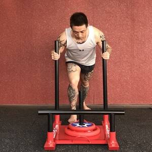 Fitness sled vehicle energy vehicle resistance explosion training carts pull the car with heavy sleds resistance cooler gym