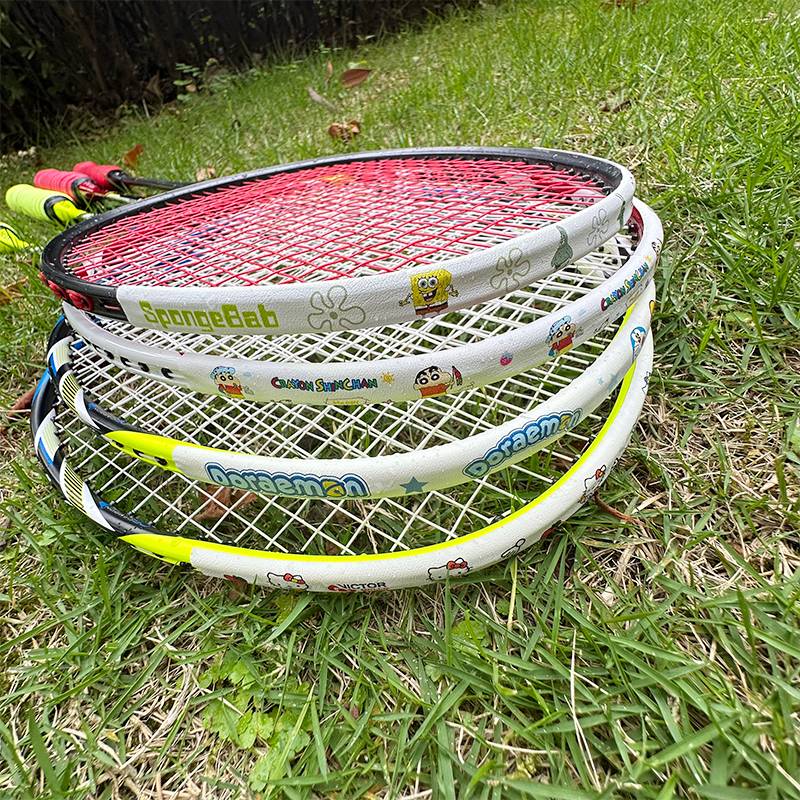 Badminton racket head protection sticker cute cartoon thick wear resistance all -inclusive anti -scratching lacquer frame anti -broken line