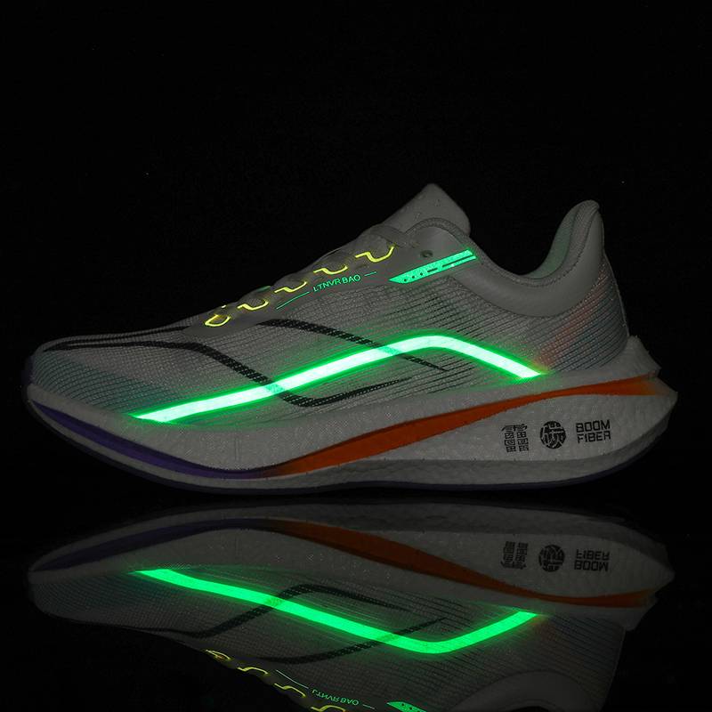 Li Ningfei 3C Carbon Board Running Shoes Men's Summer Nets breathable students Children's track and field running shoes body test training