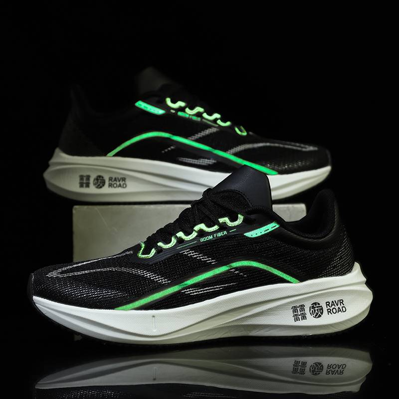 Li Ningfei 3C Carbon Board Running Shoes Men's Summer Nets breathable students Children's track and field running shoes body test training