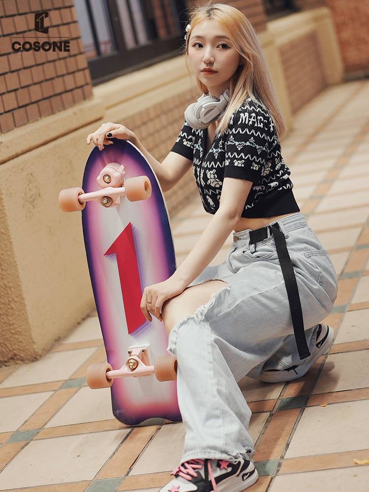 COSONE skiing exercise land booth children adult skateboarding girl Lu Chung board junior junior fish board