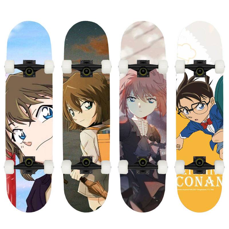 Strange Pirates Kiddhara Aid Boys Children Four wheel skateboarding 6-18 years old scholars and children with double-head skateboarding