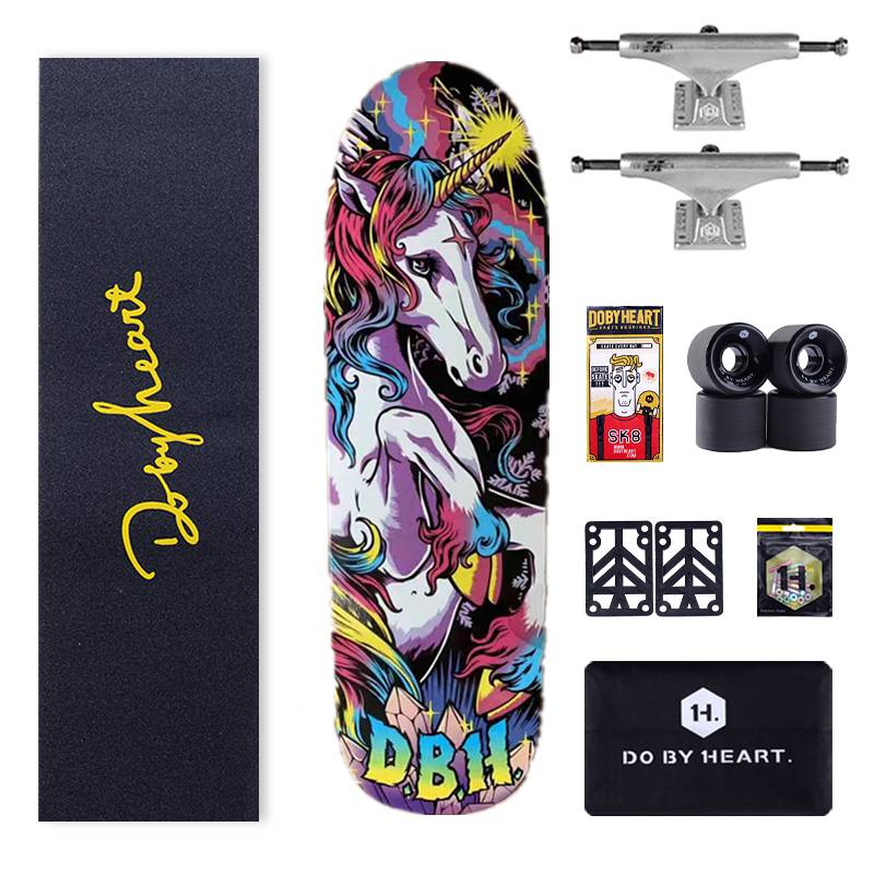 DBH skateboard professional four -wheeled fish plate adult young male and female beginners brushing streets to travel small fish board