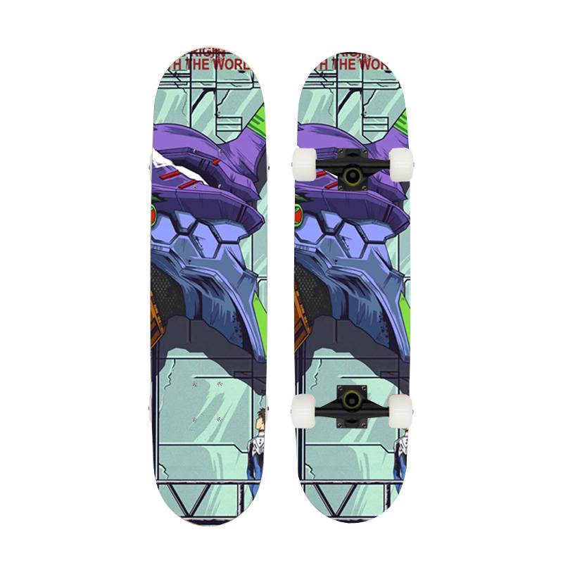 EVA New Century Evangelion, Youth Children, Elementary and Middle Schools of Elementary and Middle Schools, Scholars, Scholars Four Railway Street Skateboarding