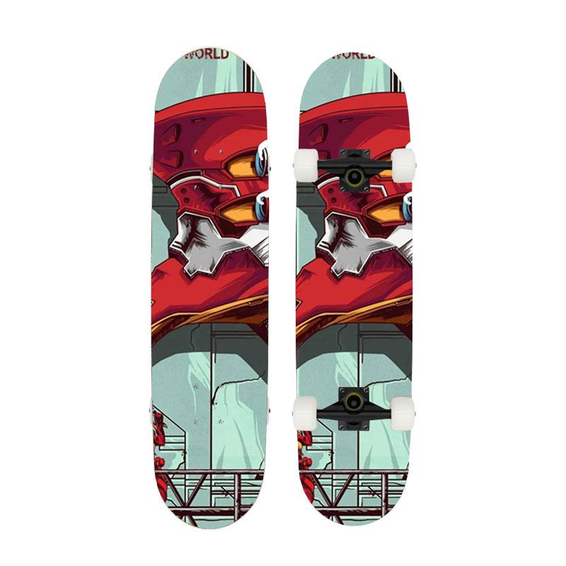 EVA New Century Evangelion, Youth Children, Elementary and Middle Schools of Elementary and Middle Schools, Scholars, Scholars Four Railway Street Skateboarding