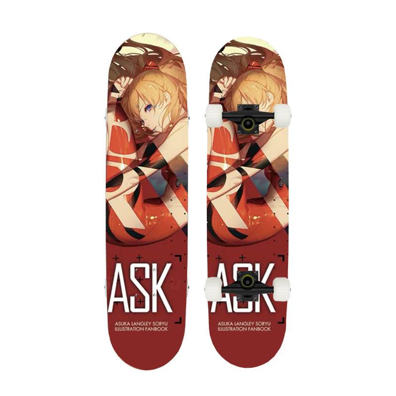 EVA New Century Evangelion, Youth Children, Elementary and Middle Schools of Elementary and Middle Schools, Scholars, Scholars Four Railway Street Skateboarding