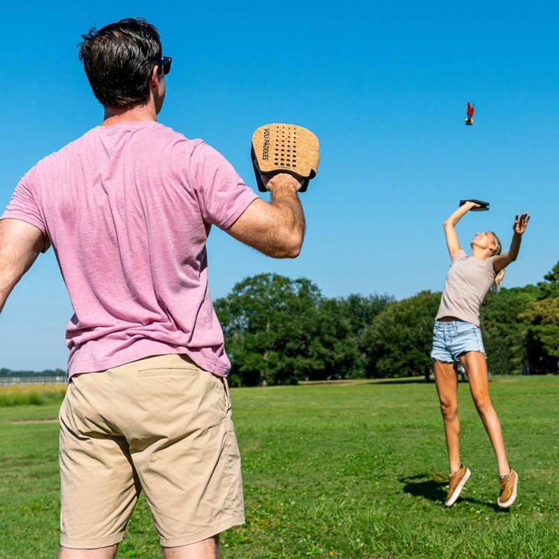 Children's Gardenia racket high bomb three -haired balls indoor professional board badminton set outdoor sports camping cricket board
