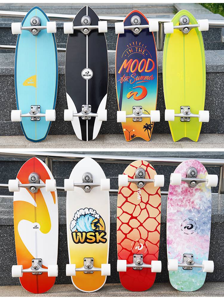 WSK Land Survey Skateris Skills Professional Land Panel Children Adult Slide male and girls 66 scooter