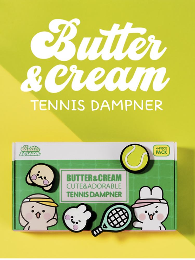 [Korea Direct Mail] Tennis racket shock absorbers super cute cartoon multi -color super popular niche brand
